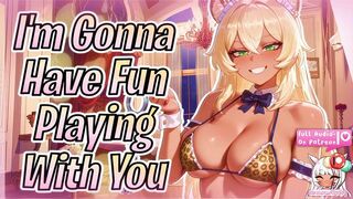 [F4M] Toyed With By A Competitive Cougar Catgirl Maid ‍[Excited ASMR}