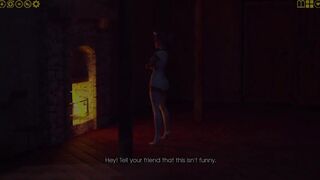 My Enjoyment 28 - Julian's Halloween Pleasure with Julia & Daphne in Haunted House