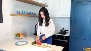 Neighbor Says This chab Craves to Learn How to Cook, but It Turns Out This chab Desires Me in Anal