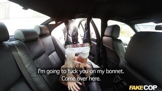 Fake Cop - Hot Cyclist with Big Breasts and Lovely Ass Takes Big Load