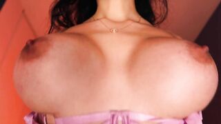 POV Roleplay Cum on Stepmommy's Melons