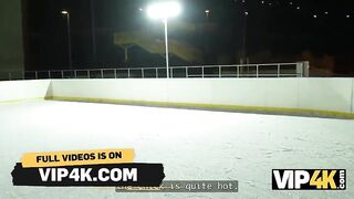 VIP4K. Funky Town started sucking his Schlong in a Public Crap-abode