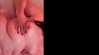 plump sweetheart with soapy boobs
