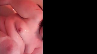 plump sweetheart with soapy boobs