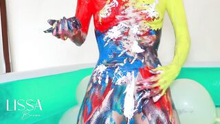 Immodest and Wet Body Paint