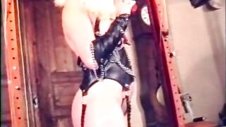 Golden-haired German Lady Gets to Play with the Toy and Real Rod