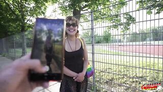 German Scout - Slim German Latin honey Mature Jessie Lie Pick up for first Casting Bang