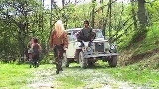 Blonde MILF Sucks and Fucks Outdoors in Wild Adventure