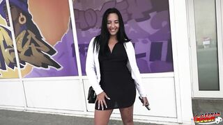 German Scout - Brown Skin Inked Molly Sugar-plum Pick up for first Casting Fuck in Berlin