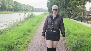 Screwed Myself with My Vibrator by the Mittelland Canal