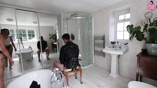 Training Zero Wet Shaving my Thrall's Head Completely Hairless - Humiliation