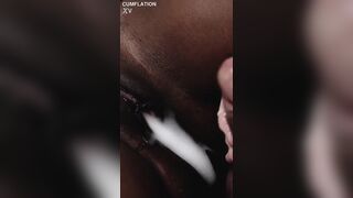 Ebony Belly Inflation - Giant Cumflation Sex