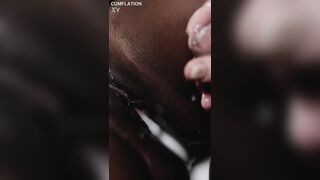 Ebony Belly Inflation - Giant Cumflation Sex