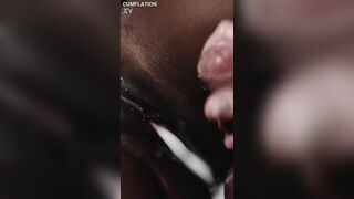 Ebony Belly Inflation - Giant Cumflation Sex
