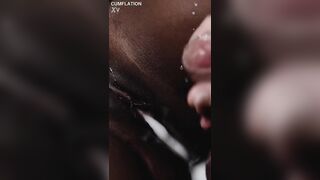 Ebony Belly Inflation - Giant Cumflation Sex