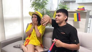 My sexy Lalin cutie best friend is expecting for me in her underclothes and is betting her juicy, wet cunt if her team wins. 2026 WORLD CUP SPECIFIC!