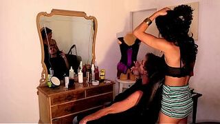 The hairdresser - I'm about to get some very special treatment