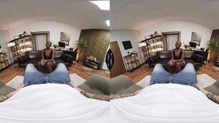 Exchange Black Femdom-goddess From Africa Titjob & Riding Big Cock When Called to Study - 360 Hot VR Porn