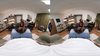 Exchange Black Femdom-goddess From Africa Titjob & Riding Big Cock When Called to Study - 360 Hot VR Porn