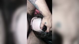 Ftm gets tdick edged by pliant baby beauty squirt dripping off face
