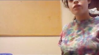 showing my tits & ass in public office