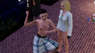 Angel banged her teacher - video game
