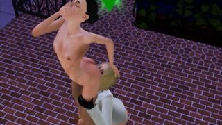 Angel banged her teacher - video game