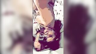Cartoon Kitty Twerking and showing anal opening