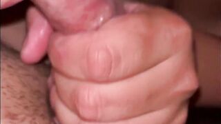 Amateur gets a big load of cum in her mouth (oral pleasure-sex creampie)