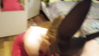 ORAL Deepthroat gagging (cum in mouth)