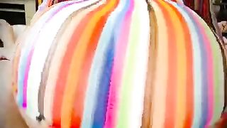 Skittles burst all over my weenie