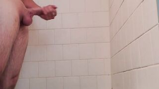 Wanking in the shower!!