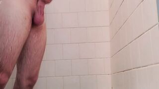 Wanking in the shower!!