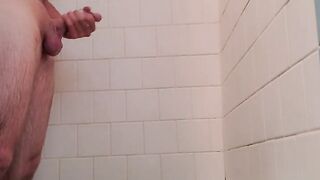 Wanking in the shower!!