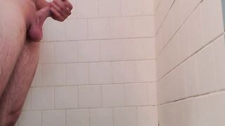 Wanking in the shower!!