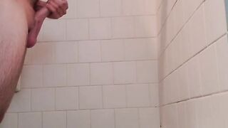 Wanking in the shower!!