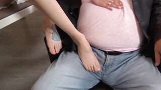 Skinny teen screwed hard in the office