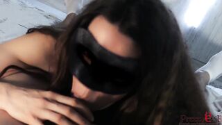 Hot amateur sloppy oral job and cum in mouth