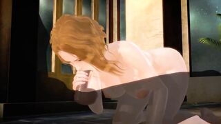 GOLDEN-HAIRED BANGED 3D HENTAI
