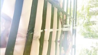 Myra's public pissing and urinate drinking adventures compilation. 4K