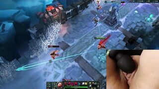 Playing League of Legends with a sex-toy on my love button #1 Luna