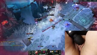 Playing League of Legends with a sex-toy on my love button #1 Luna
