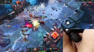 Playing League of Legends with a sex-toy on my love button #1 Luna