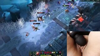 Playing League of Legends with a sex-toy on my love button #1 Luna
