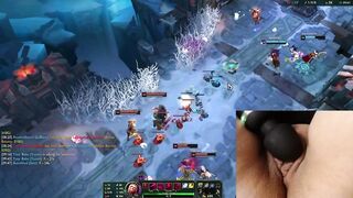 Playing League of Legends with a sex-toy on my love button #1 Luna