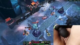 Playing League of Legends with a sex-toy on my love button #1 Luna