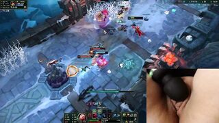 Playing League of Legends with a sex-toy on my love button #1 Luna