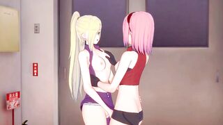 [Natuto] Ino x Sakura(3d manga)