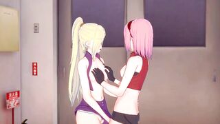 [Natuto] Ino x Sakura(3d manga)