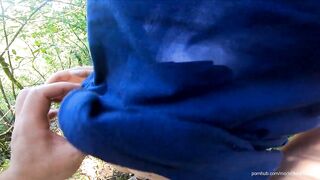 Public fuck in the forest